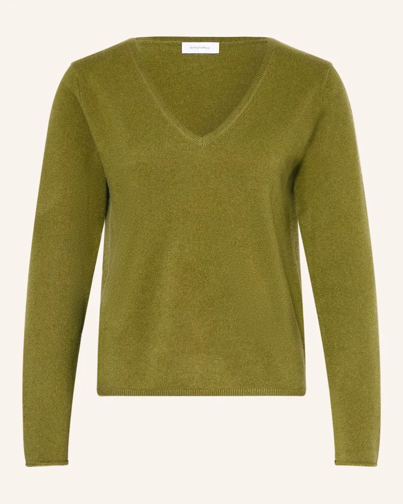 Darling Harbour Cashmere-Pullover Lodengrün
