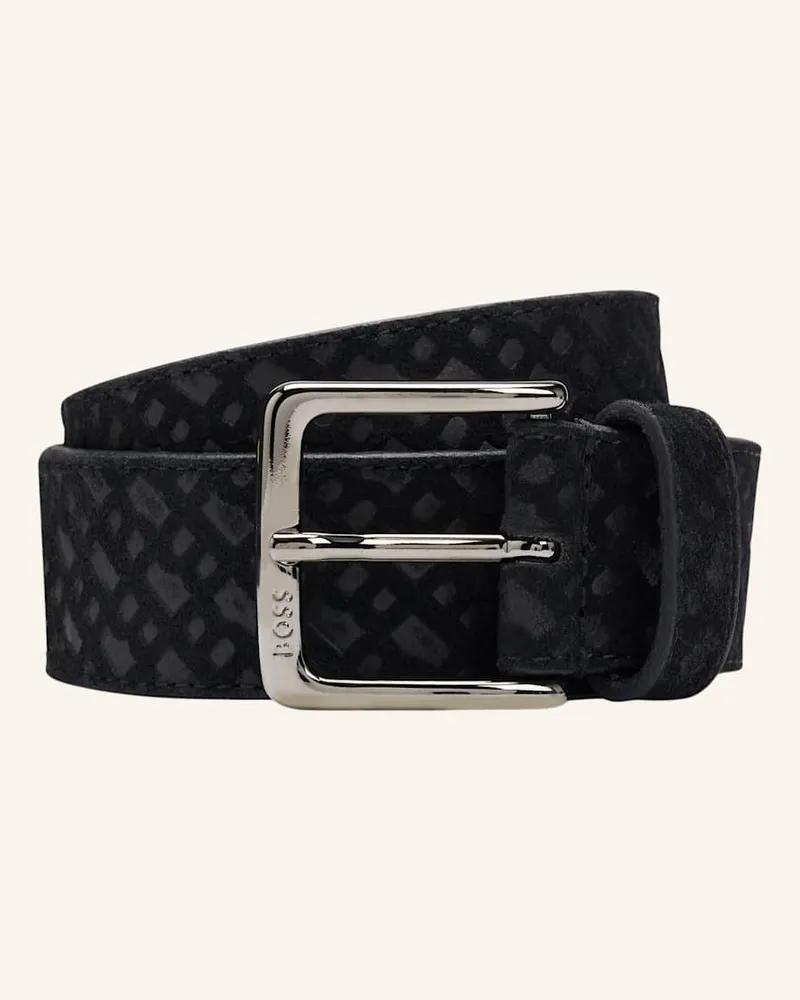HUGO BOSS Business Gürtel RONNIE-BMONO-SD_SZ35 Schwarz