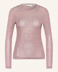 Rich&Royal Longsleeve mit Glitzergarn Rot