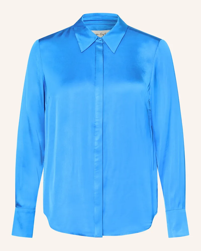 Phase Eight Hemdbluse Novie Aus Satin blau Blau