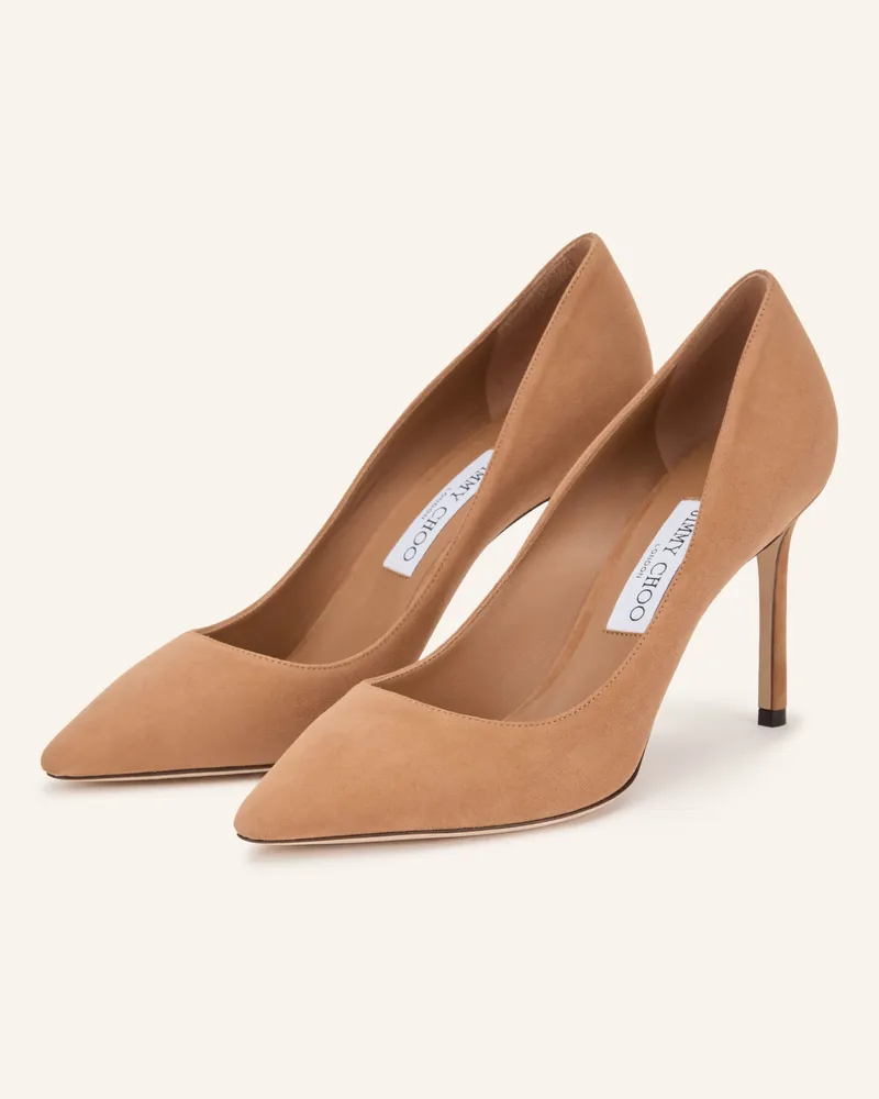 Jimmy Choo Pumps Romy 85 braun Camel