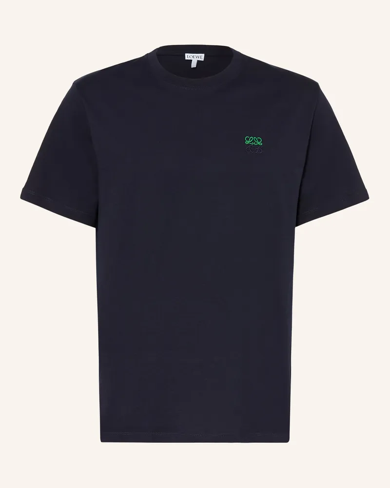 Loewe T-Shirt blau Dunkelblau