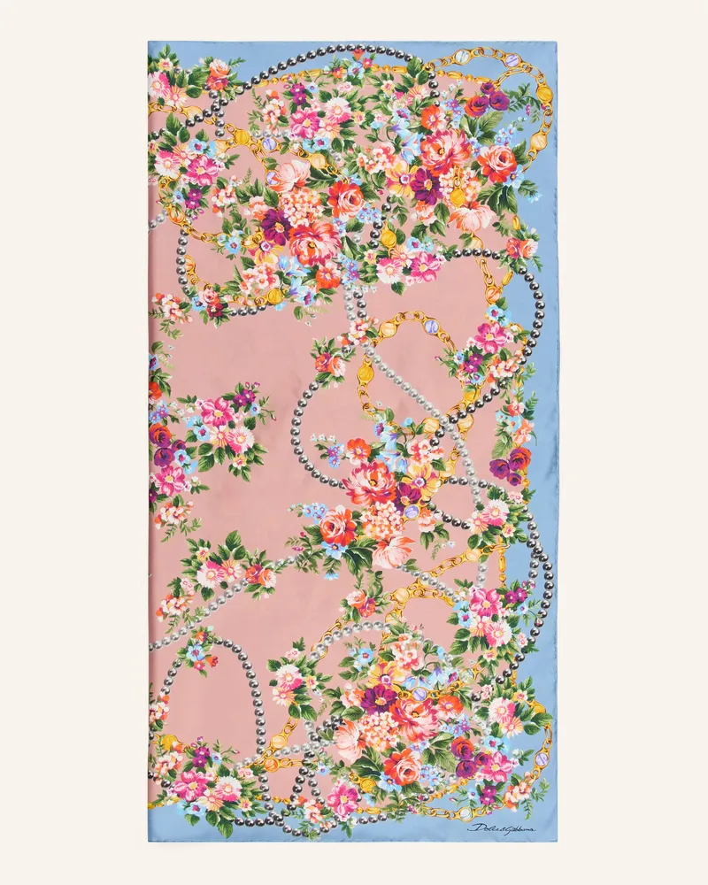 Dolce & Gabbana Seidentuch rosa Altrosa