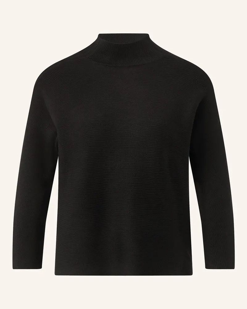 COMMA Pullover Mit 3/4-Arm schwarz Schwarz