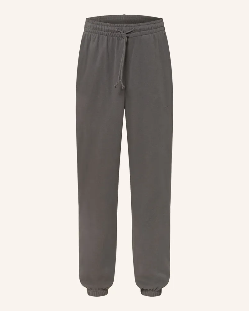 Calvin Klein Lounge-Sweatpants COTTON TERRY BLEND Dunkelgrau