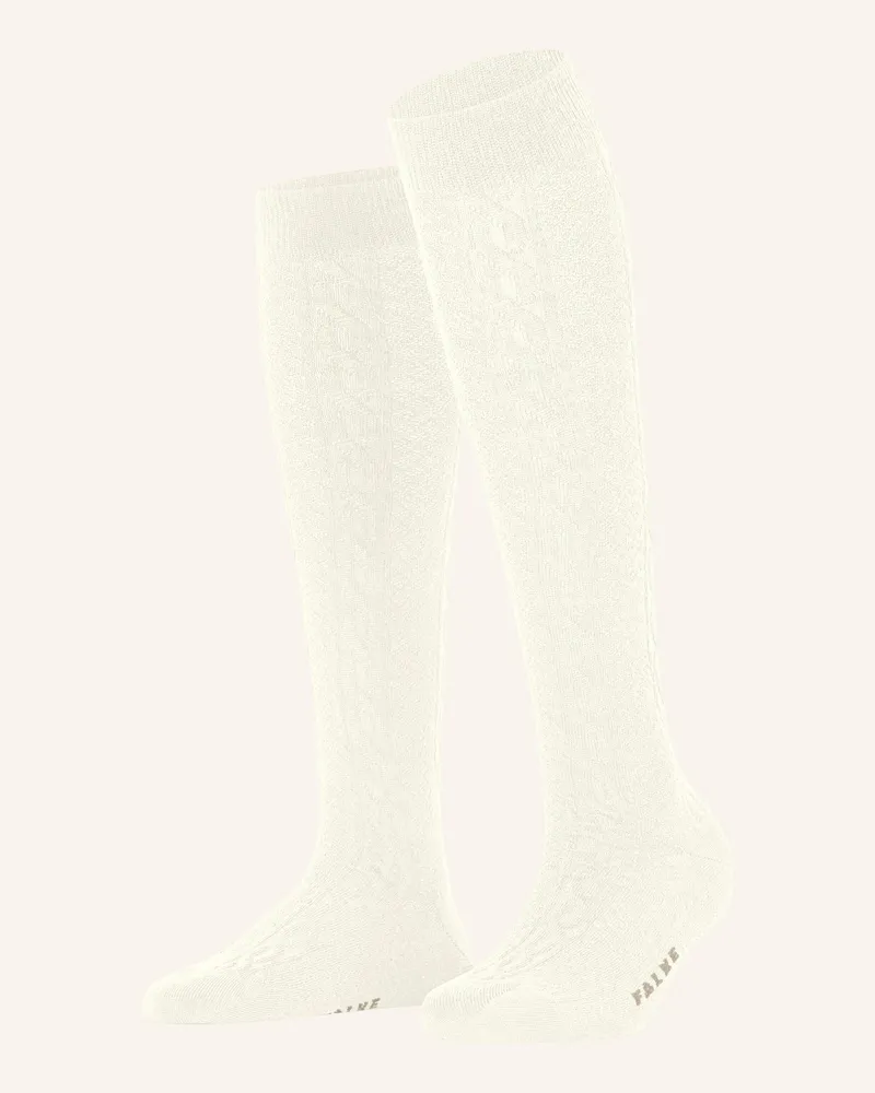 Falke Kniestrümpfe Declivity Mit Merinowolle weiss 2040