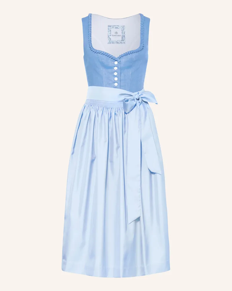 Hammerschmid Dirndl ROTHSEE aus Leinen Blau