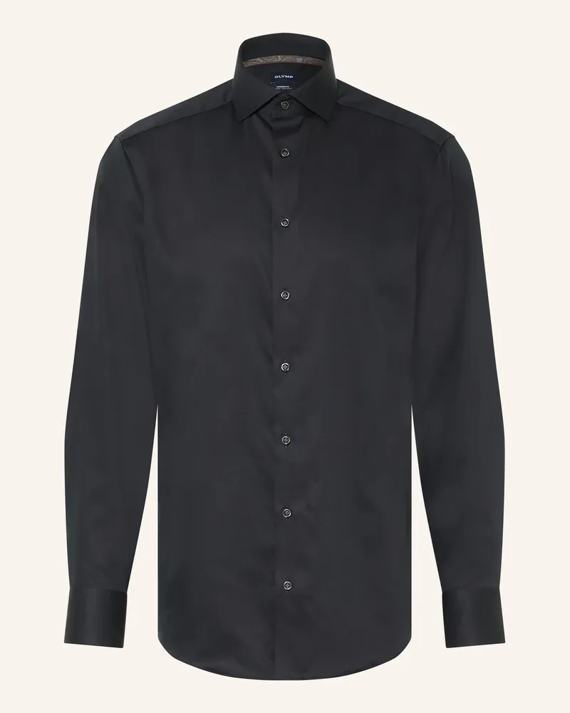 Olymp Hemd Luxor Modern Fit schwarz Schwarz