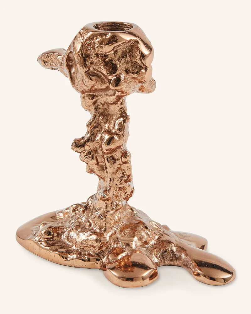POLSPOTTEN Kerzenhalter Drip S rosa Gold