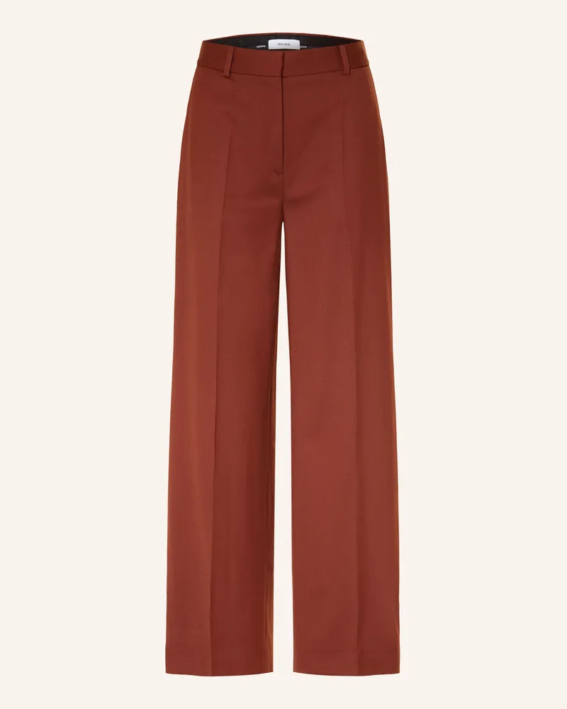 Reiss Marlenehose Solene rot Dunkelrot