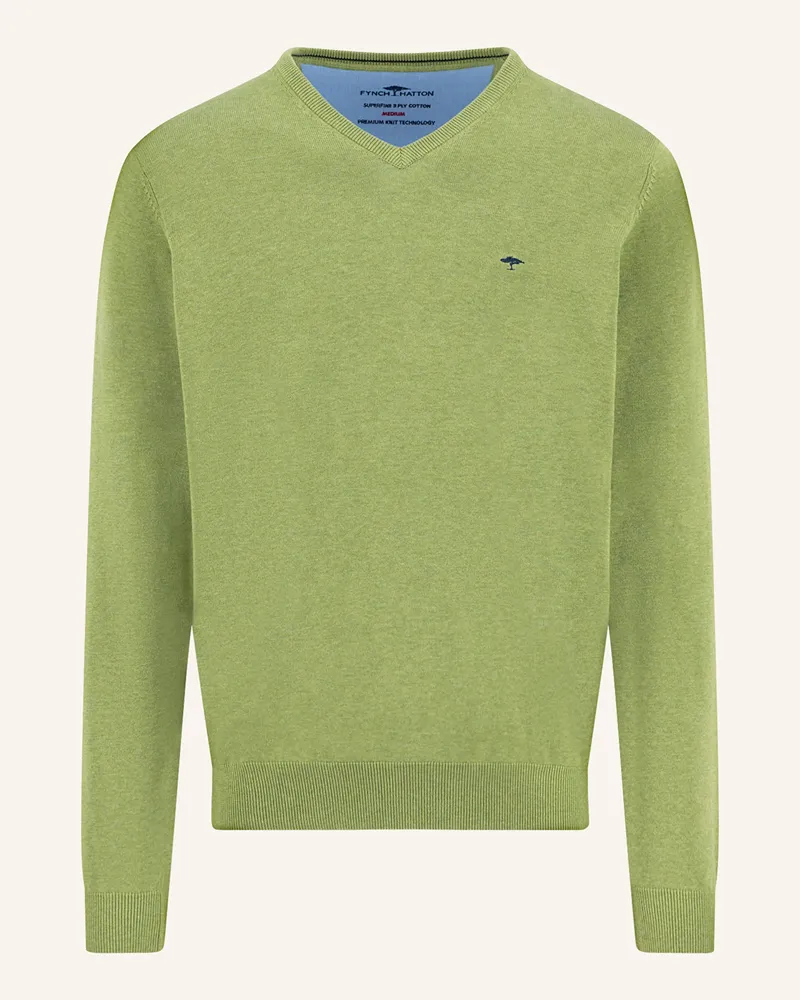 Fynch-Hatton Pullover gruen Hellgrün