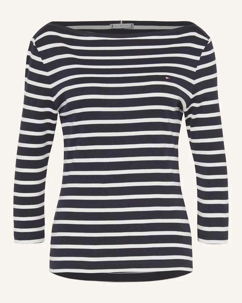 Tommy Hilfiger Shirt mit 3/4-Arm Dunkelblau