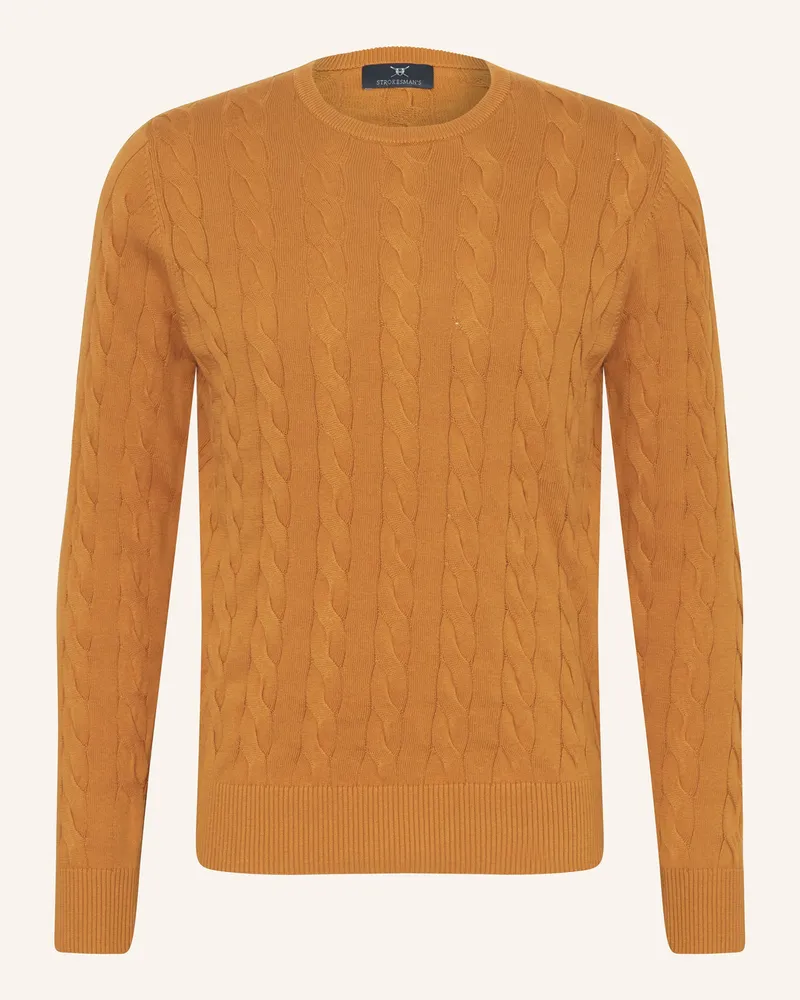 Strokesman's Pullover orange Dunkelorange