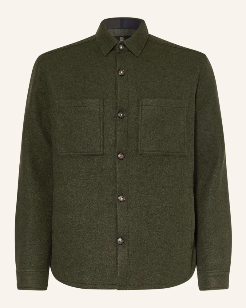 Barbour Overshirt Marltown gruen Dunkelgrün