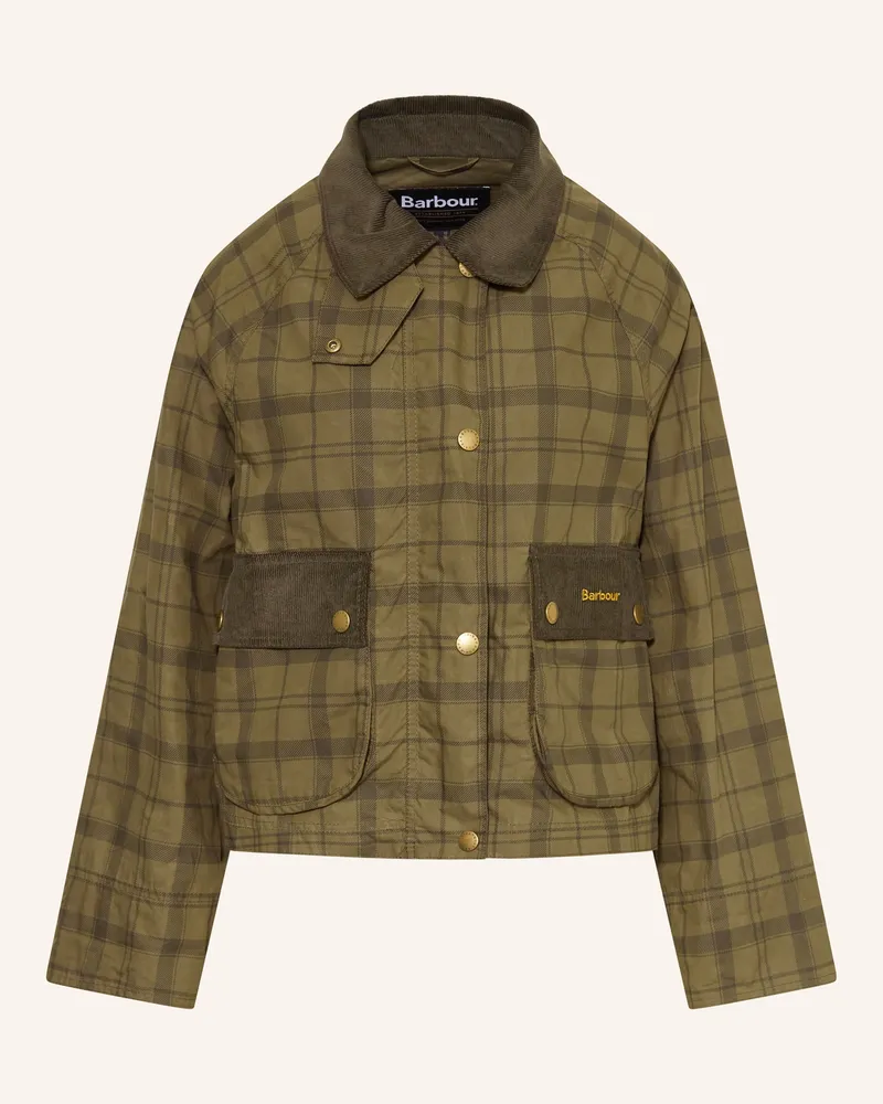 Barbour Jacke Beadnell gruen Khaki
