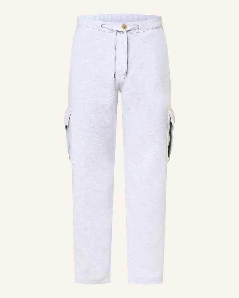 Reiss Cargohose Willan grau Hellgrau