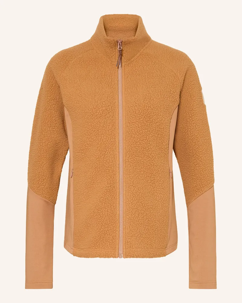 Ziener Midlayer-Jacke Jaika-Z braun Cognac