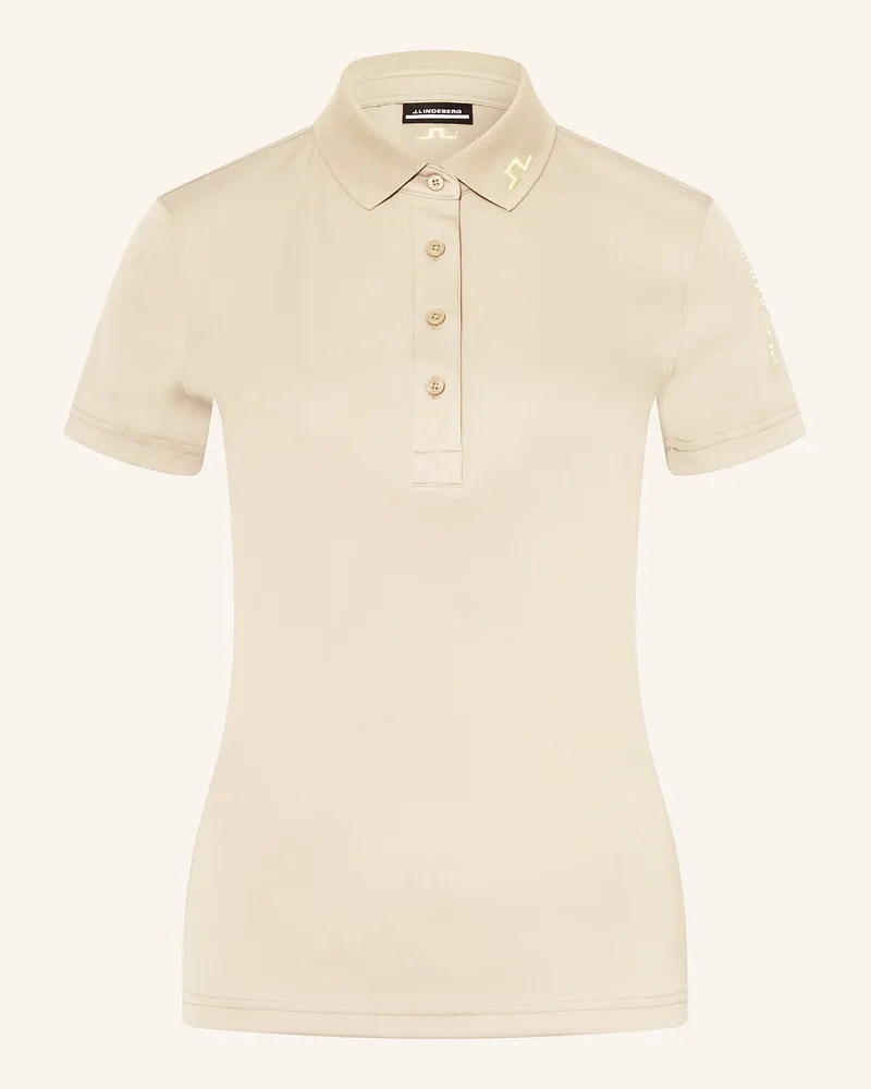 J.Lindeberg Funktions-Poloshirt braun Beige