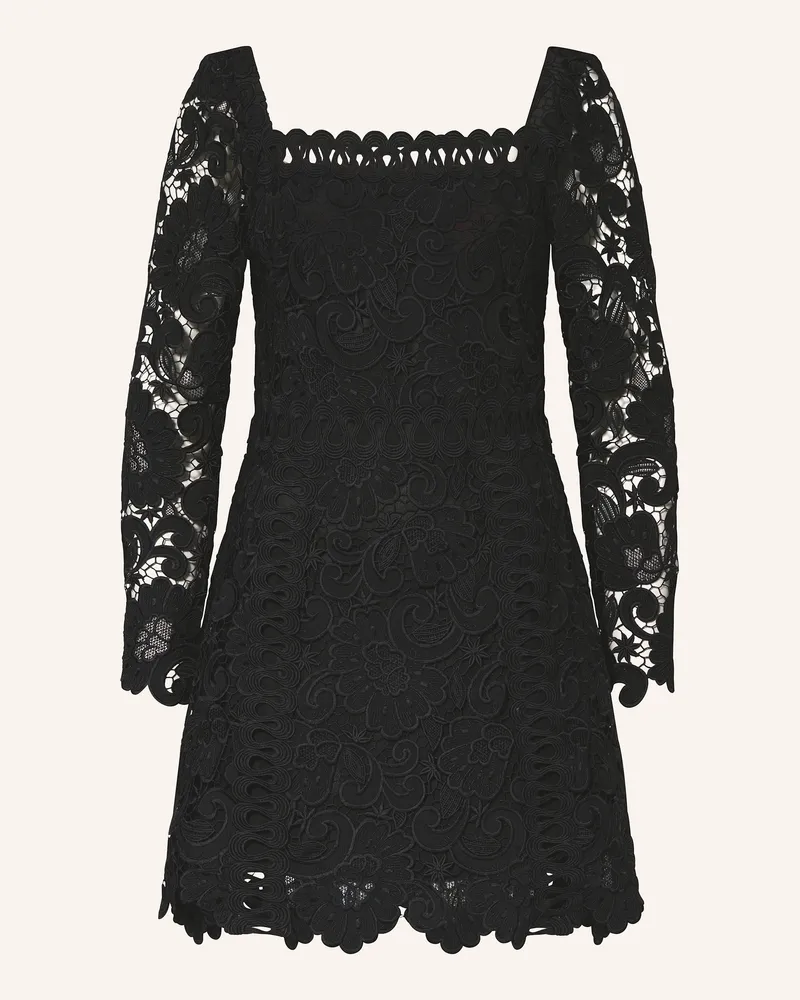 Maje Off-Shoulder-Kleid Schwarz