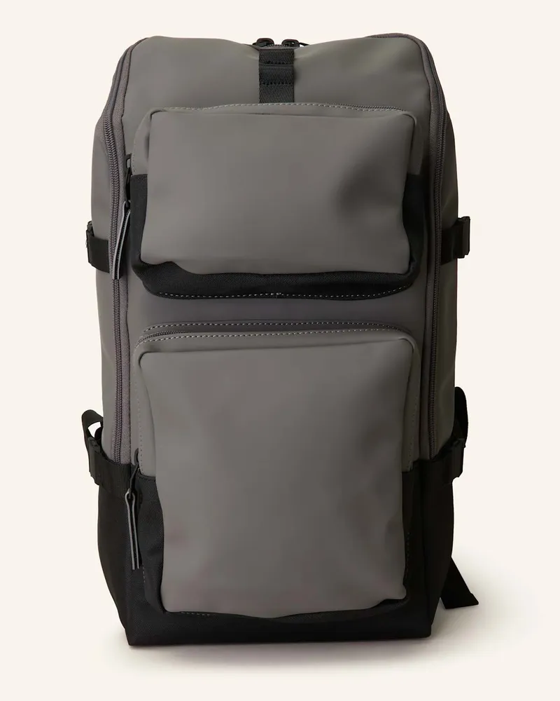 RAINS Rucksack TRAIL CARGO 14 l mit Laptop-Fach Grau