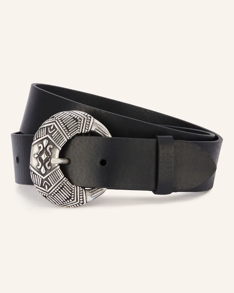 ba&sh Ledergürtel Bandy schwarz Schwarz
