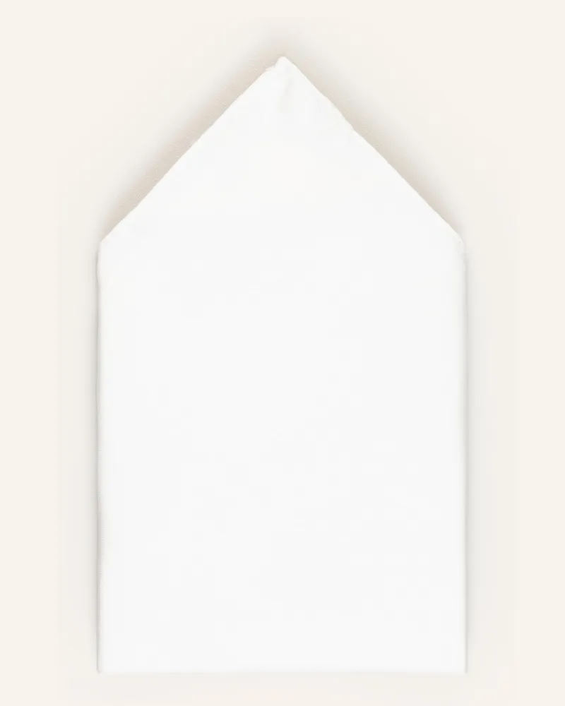 HUGO BOSS Einstecktuch weiss Weiss