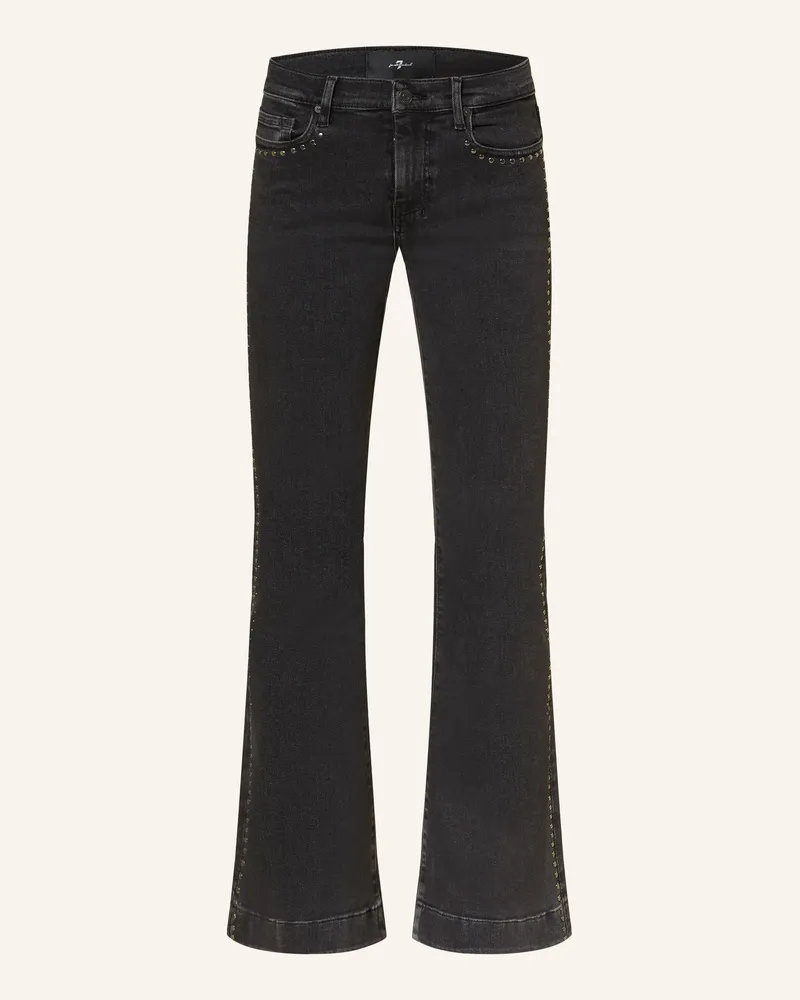 7 for all mankind Bootcut Jeans Dojo Tailorless Mit Nieten grau 1zc