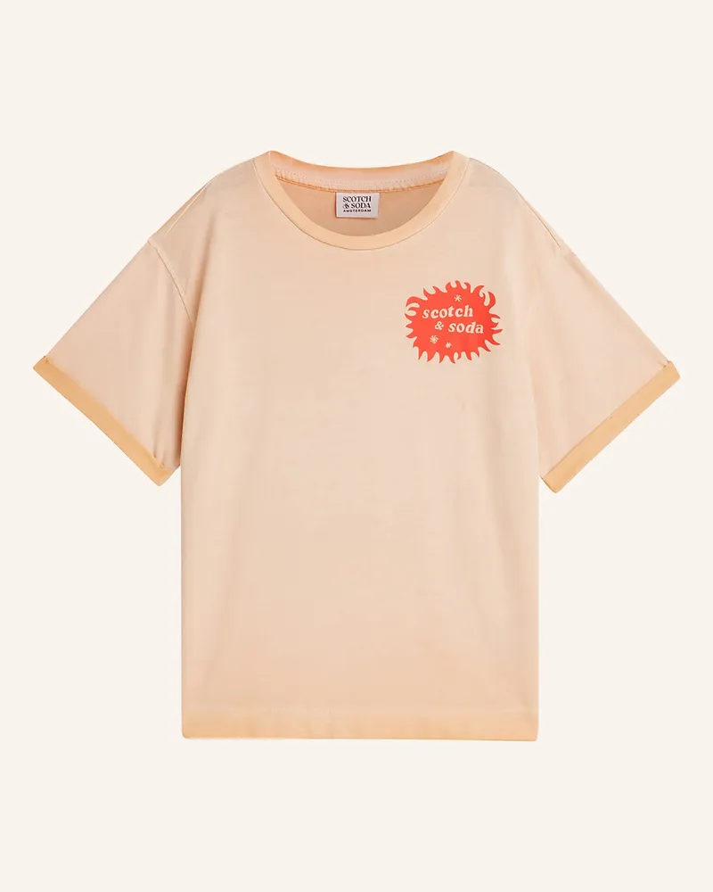 Scotch&Soda T-Shirt pink Hellorange