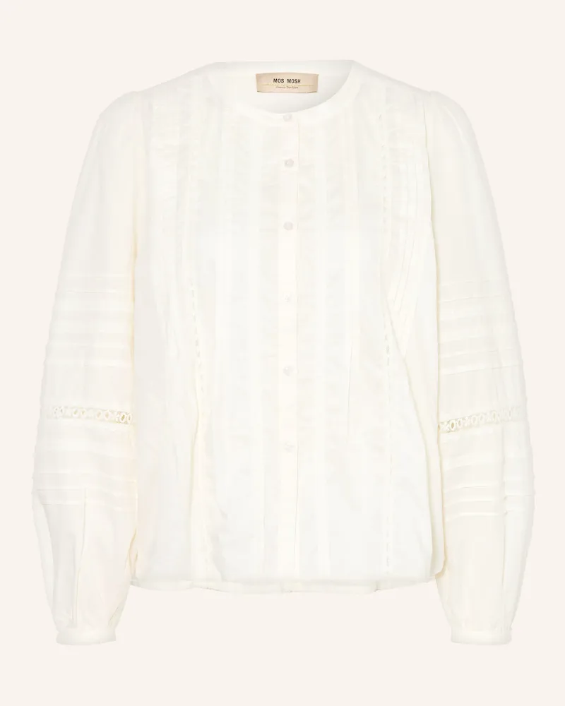 Mos Mosh Bluse MMADILA mit Spitze Ecru