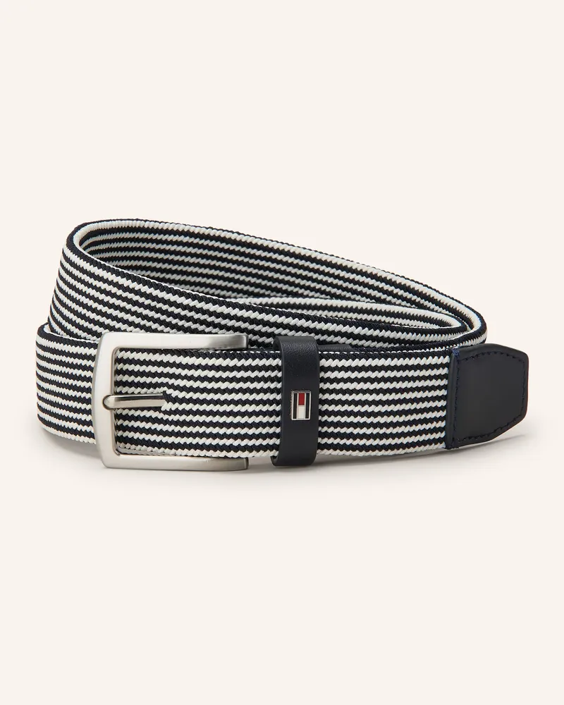 Tommy Hilfiger Flechtgürtel DENTON Dunkelblau