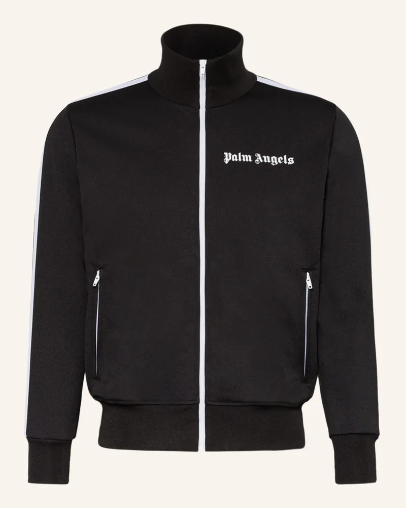 Palm Angels Trainingsjacke mit Galonstreifen Weiss