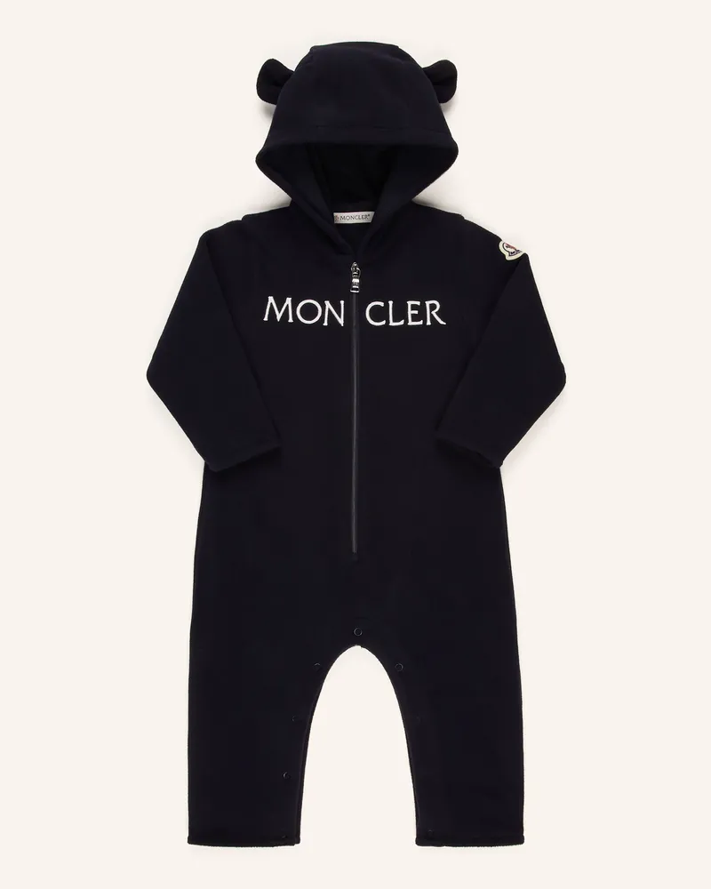Moncler Fleece-Overall blau Dunkelblau