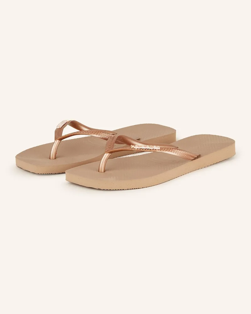 Havaianas Zehentrenner METALLIC Roségold