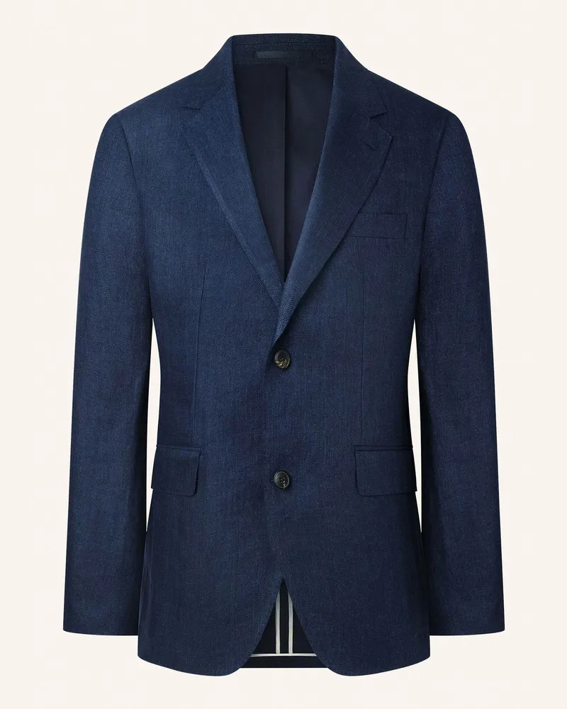 Hackett Leinensakko Extra Slim Fit Dunkelblau
