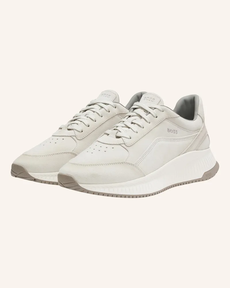 HUGO BOSS Sneaker Ttnm Evo_Runn_Sdwxbr beige Weiss