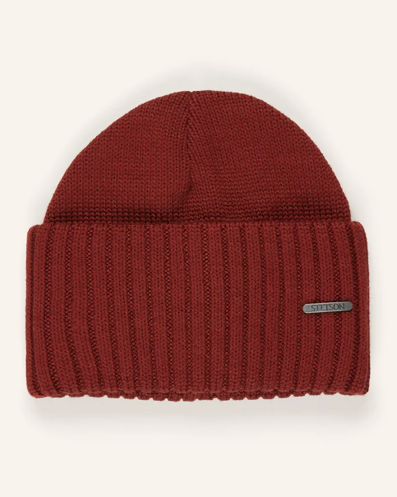 Stetson Mütze Dunkelrot