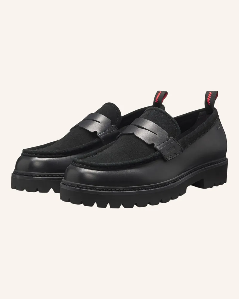 HUGO BOSS Casual Slipper Draven_Loaf_Plltsd schwarz Schwarz