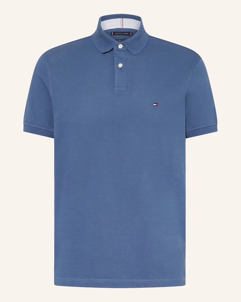 Tommy Hilfiger Piqué-Poloshirt Regular Fit Blau