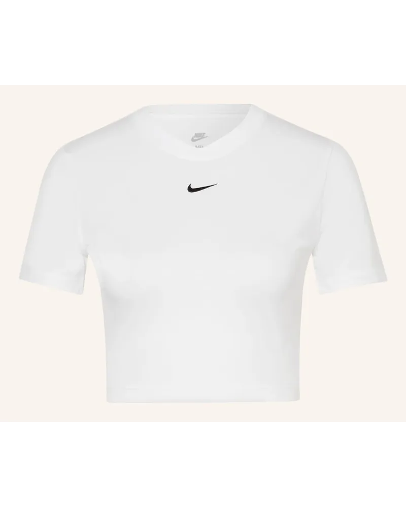 Nike Cropped-Shirt Weiss