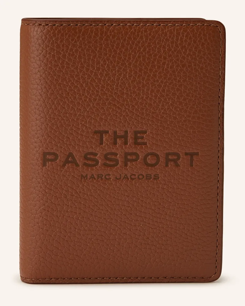 Marc Jacobs Kartenetui THE PASSPORT CASE Cognac
