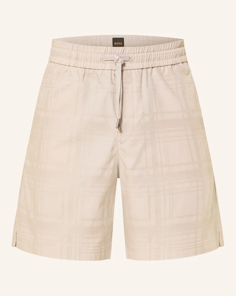 HUGO BOSS Shorts Sandrew Tapered Fit beige Beige