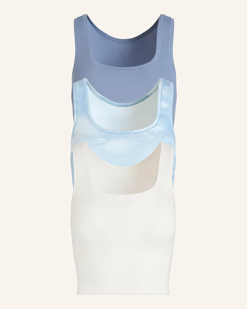 SKIMS 3er-Pack Tops COTTON RIB Blue