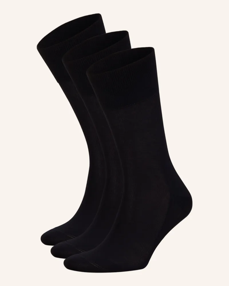 Falke 3er-Pack Strümpfe Tiago blau 6375