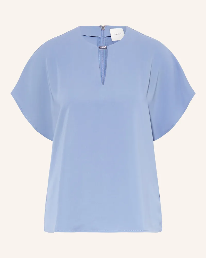 Calvin Klein Blusenshirt Hellblau
