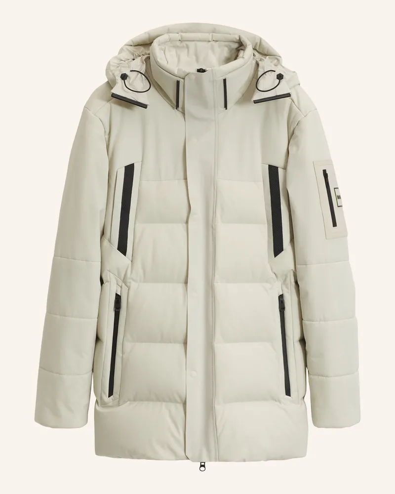 HUGO BOSS Jacke Ow_Block-X Parka Regular Fit beige Beige