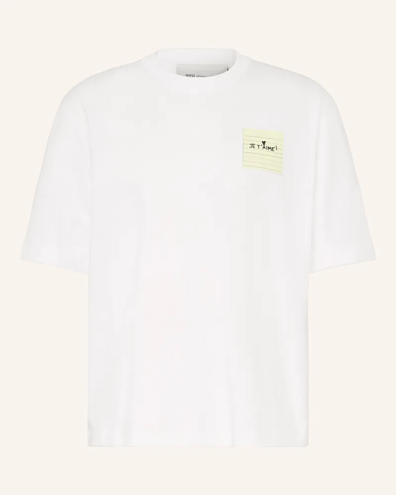 AMI Paris T-Shirt weiss Weiss
