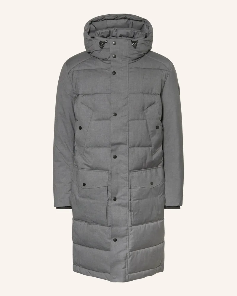 Strellson Steppmantel mit Blende Grau