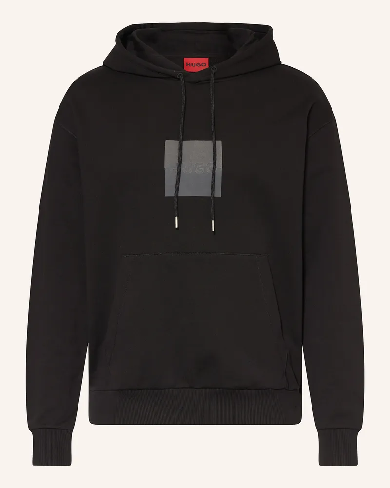 HUGO BOSS Hoodie DUSPLITER Schwarz