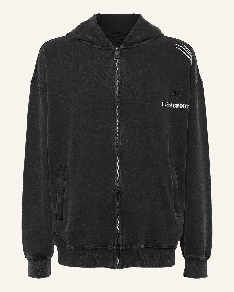 Philipp Plein Kapuzen-Sweatjacket schwarz Schwarz