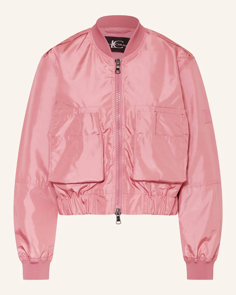 Luisa Cerano Cropped-Blouson Rosa